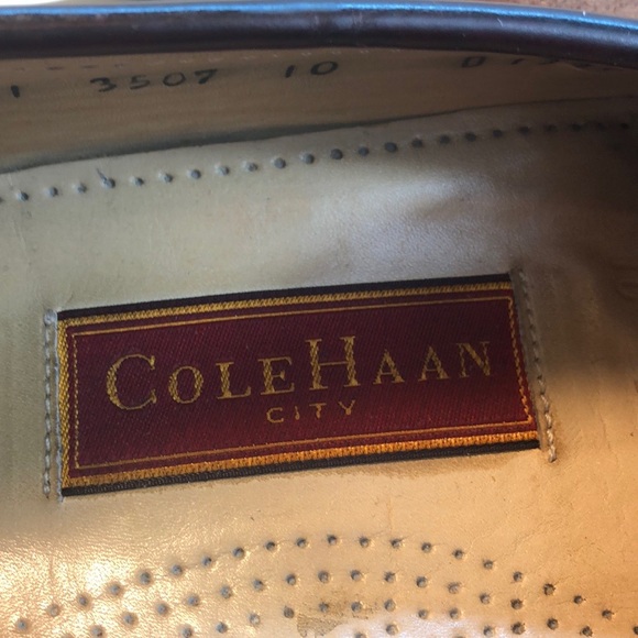 Cole Haan Burgundy Pinch Tassel Loafer Size 10 - Picture 10 of 11
